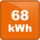 68 kWh